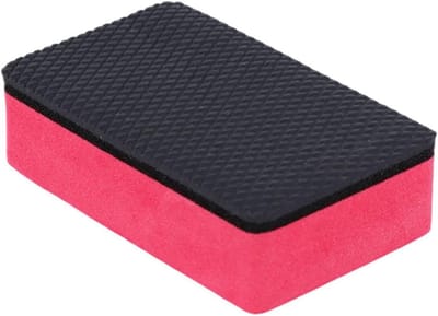 Clay Bar Spons - Auto Detailing Pad - Lak Reinigen - Minimale Schade - 8.5x5.5x2.7cm - Rood