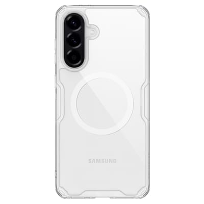 Nillkin Nature Pro Magnetic Hoesje Geschikt voor Samsung Galaxy A56 - Compatibel met MagSafe en Qi2 - Back Cover met Magneet - Wit