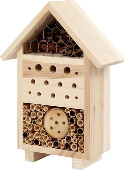 Insectenhotel, H: 26,1 cm, D: 9,2 cm, B: 18,4 cm, 1 stuk