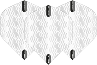 Red Dragon Hardcore XT White - Dart Flights