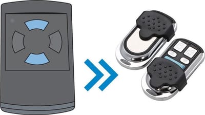 Hormann HSM2 met blauwe knoppen (Alternatieve handzender)