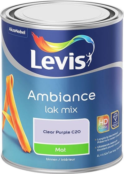 Levis - Ambiance Lak Mat Mix - Clear Purple C20 - Mengverf - 1 L