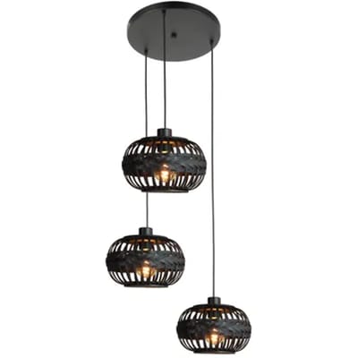 Eglo Hanglamp Towcester Zwart ⌀35cm 3xe27