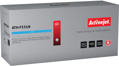 ActiveJet AT-F531N toner voor HP-printer; HP 205A CF531A vervanging; Opperste; 900 pagina's; cyaan.
