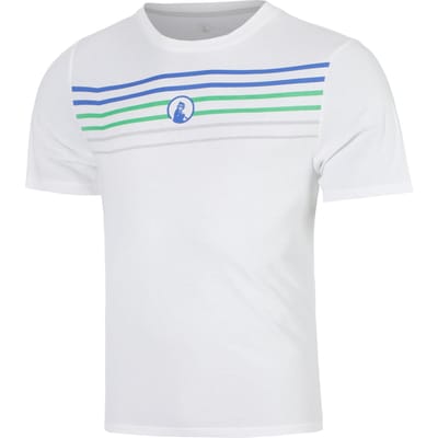 Quiet Please Trainings Stripe T-shirt Heren