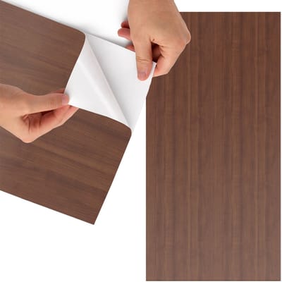 Tulup Meubelfolie - Houtstructuur Plakfolie Meubels - 65x130 cm - Bruin Meubelfolie - Decoratiefolie - Rustiek Meubelfolie - Meubel Wrap Folie - Woonkamer decoratie - Texturen