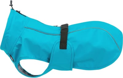 Waterdichte regenjas voor honden - XL (80 cm) - turquoise