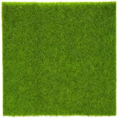 Kunstgras Mat - Gazon Tapijt - Miniatuur Decoratie - Wasbaar Vervagingvrij - 30 x 30cm - Groen