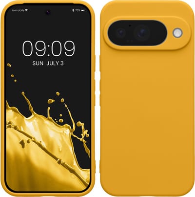 kwmobile telefoonhoesje geschikt voor Google Pixel 10 - Hoesje voor smartphone - Precisie camera uitsnede - In honinggeel