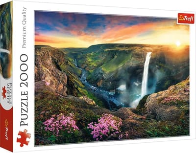 Trefl Serie - Puzzle - 2000 Stukjes - Wodospad Haifoss