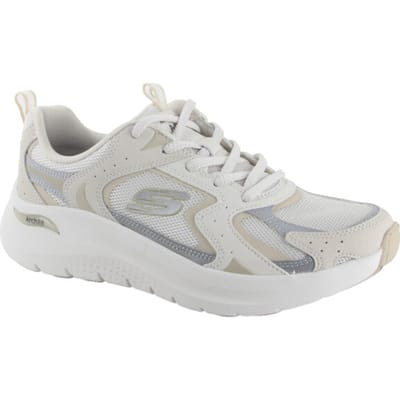 Skechers ARCH FIT 2.0-VINTAGE LUXE Dames Sneakers - Naturel / Grijs