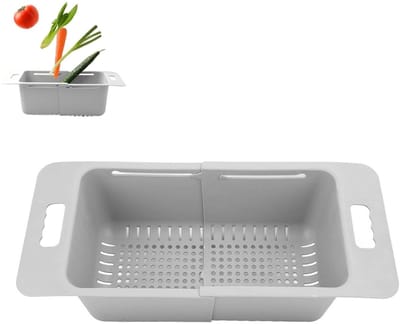 Dailygoods- Diepvriesmand grote capaciteit - Verstelbare opbergbak - Stapelbare vriezer organizer - Uitbreidbare verdeler - Handvat - Effectieve opslag voor bevroren items - Opbergdoos