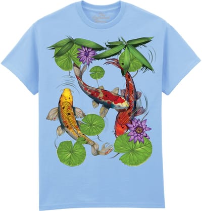 Koi Karper Koi Fish The Coloured House T-shirt M