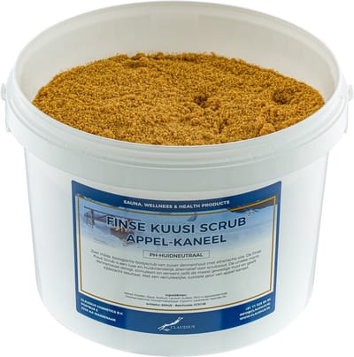 Kuusi Scrub Appel-Kaneel 1 liter - Hydraterende Lichaamsscrub