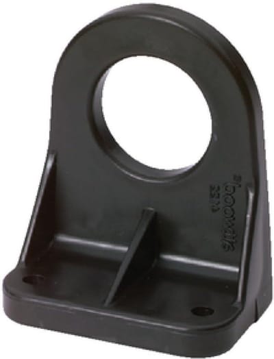 Houder Convectiepomp - Pompbeugel Aluminium - Watersport Installatie - Specifiek Ontwerp - 19 mm - Zwart
