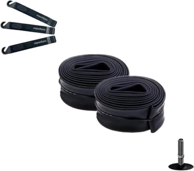 Fietsbinnenband Set - Reservebanden Binnen - Fiets Onderhoud - Butyl Rubber Kwaliteit - 20 Inch 28/40-406 - Zwart