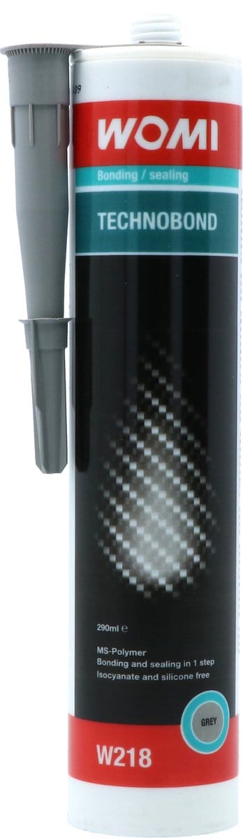 Womi Technobond Elastische Montagelijm Grijs – 290 ml – Flexibel & Sterk – Multimateriaal – Professionele Montage- en Afdichtingslijm