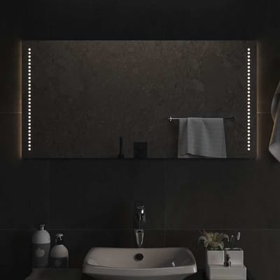 vidaXL Badkamerspiegel LED 100x50 cm