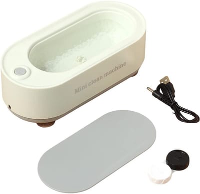 Ultrasone Reiniger voor Brillen en Sieraden - USB Oplaadbaar 500 ml met 40.000 Hz