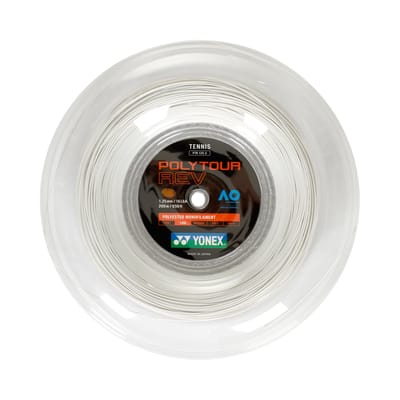 Yonex Tennissnaar Polytour Rev 1.25 Op Rol 200m Wit