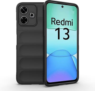 Hoesje geschikt voor Xiaomi Redmi 13 / Xiaomi Poco M6 4G - Techsuit Magic Shield Silicone Back Cover - Zwart