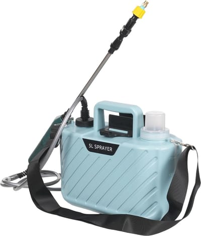 Elektrische Drukspuit 5 Liter met Telescopische Lans voor Tuin en Huishouden