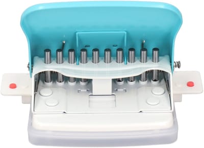 Dailygoods- Bindmachine Draagbaar - Handmatige Papierbindmachine - Perforator voor A4/B5/A5/A7/B4 - Capaciteit 10 Vellen - 10-Gaats - Custom Punching - Spiraalbinder