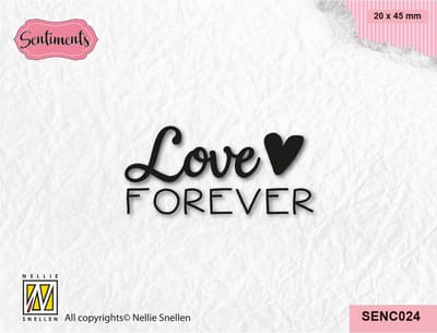 Nellie Snellen Clear Stamp Love Forever