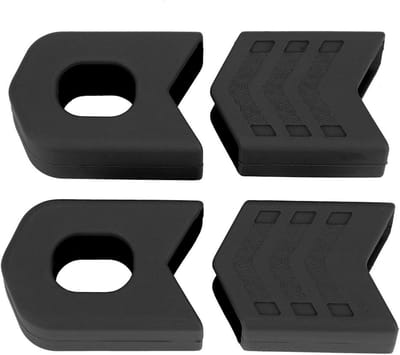 Fietsketting Beschermhoezen, 1 Paar Siliconen Crank Covers, Lichtgewicht Bescherming voor Mountainbike en Racefiets, Accessoire voor Fietsveiligheid en Onderhoud