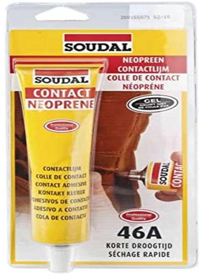 Neopreenlijm Gel voor Sterke en Duurzame Verlijming 125 ml Geel