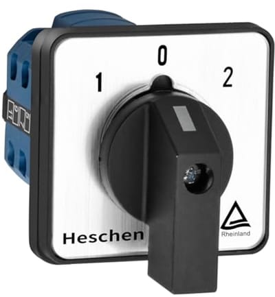 Universele Nokkenschakelaar 660V 20A - 3 Fasen Draaischakelaar met 12 Klemmen