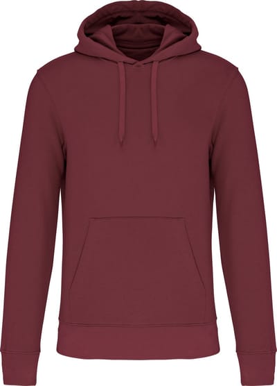 Kariban Ecologische herensweater met capuchon K4027 - Wine - S