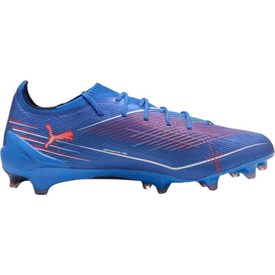 Puma Ultra 5 Ultimate voetbalschoenen voor heren, voor harde ondergrond (Blauw/Wit)