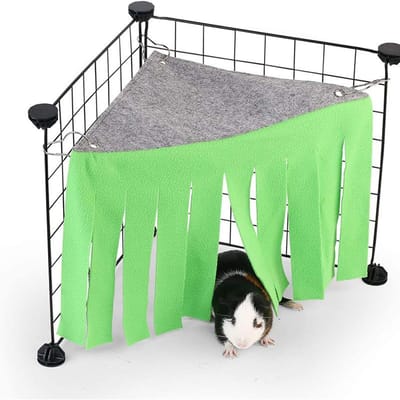 Huisbenodigdheden Hamster Hangmat Cavia Konijn Kwastje Hoekhuis Vermijd Tent Nest Klein Huisdier Verborgen Huis groen