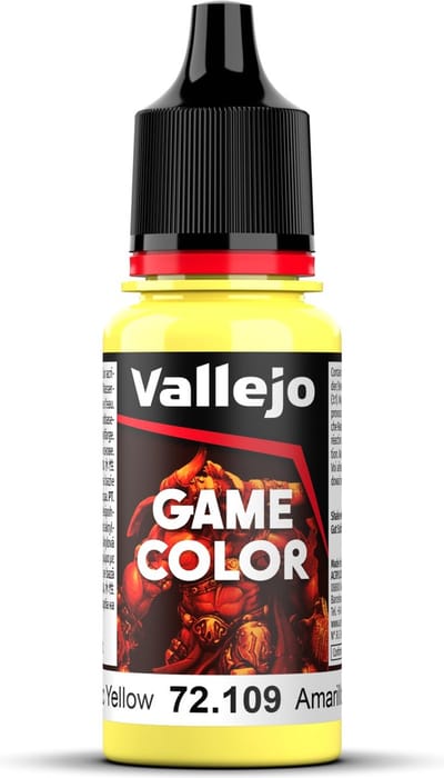 Vallejo Hobbyverf Acrylverf - 72109 Game Color - Toxic Yellow - Acryl - Verf flesje - 18 ml