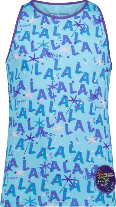 4PRESIDENT T-shirt meisjes - Lala AOP - Maat 104 - Meiden shirt