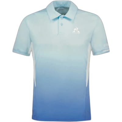 Le Coq Sportif Tennis Pro 25 N°1 Korte Mouw Poloshirt Blauw L Man