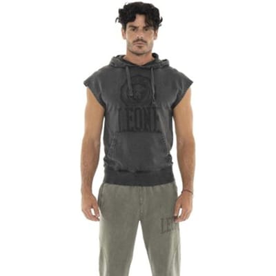 Capuchon sweaters Leone 1947 Man Hoody Sleeveless Old Wash