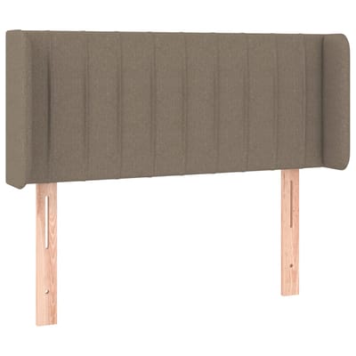 vidaXL - Hoofdbord - LED - 83x16x78/88 - cm - stof - taupe