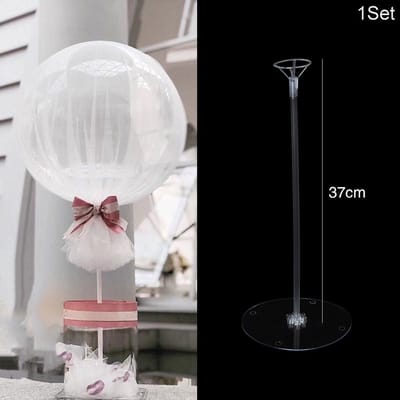 37/70cm Ballonstandaard Houder Kolom voor Bruiloft Verjaardagsfeest Tafel Middenstuk Decoratie Babyshower Ballonnen Ondersteuningsstok as picture