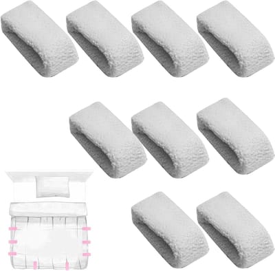 9-delige Duvet Cover Set met Antislip Fluffy Hoofdkussens en Installatiekaarten voor een Perfecte Bedekking