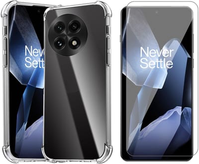 Hoesje geschikt voor OnePlus 13 - Screenprotector Glas - Shockproof Transparant