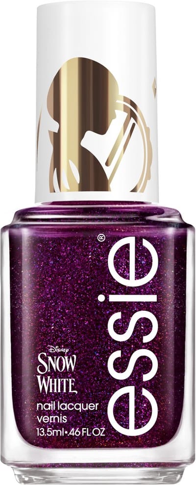 essie x Disney's Snow White 1009 tempted with envy nagellak - romige kleur - salonkwaliteit - donkerpaars - 13,5ml