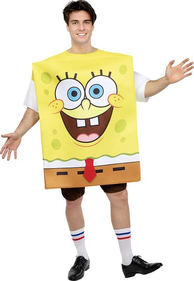 FUNIDELIA Spongebob Kostuum voor volwassenen - One Size - Geel