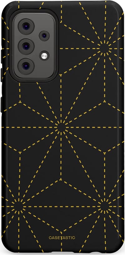 Casetastic Hoesje Geschikt voor Samsung A52 (4G/5G/s) - Stijlvolle Beschermende Duo-layer Case - Vouwlijn