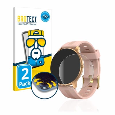 BROTECT - Screenprotector voor AGPtek LW11 - Folie Beschermfolie transparant volledig dekking - 2 Stuks