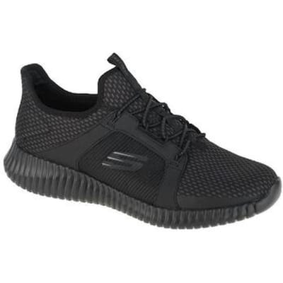Lage Sneakers Skechers Baskets Elite Flex noir