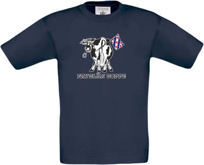 Kinder T- shirt met opdruk Fryslân boppe maat 3/4 jaar van Shirtmakelaar