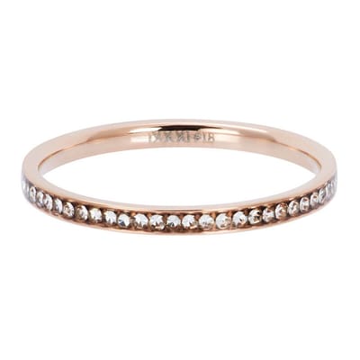 iXXXi invulring Zirkonia Crystal R02501 Goud, Zilver, Rosé of zwart (2MM)