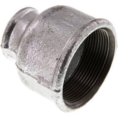 Rp 2'' x Rp 1'' Verzinkt Gietijzeren Ronde Sok 25 Bar